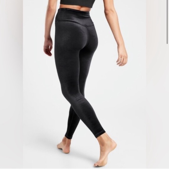 ATHLETA Velvet Legging Size M Stretch Mid-Rise - Picture 1 of 2
